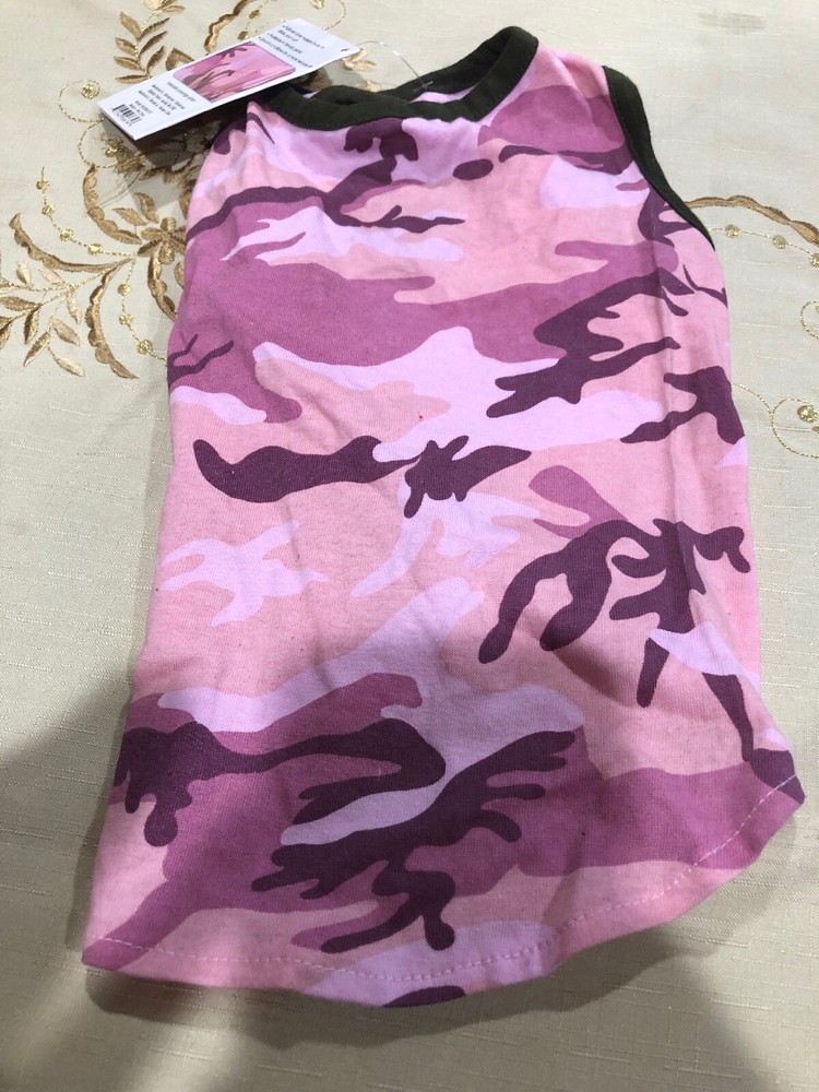 Savvy Tabby Camo Tank Size Medium Camo Pink