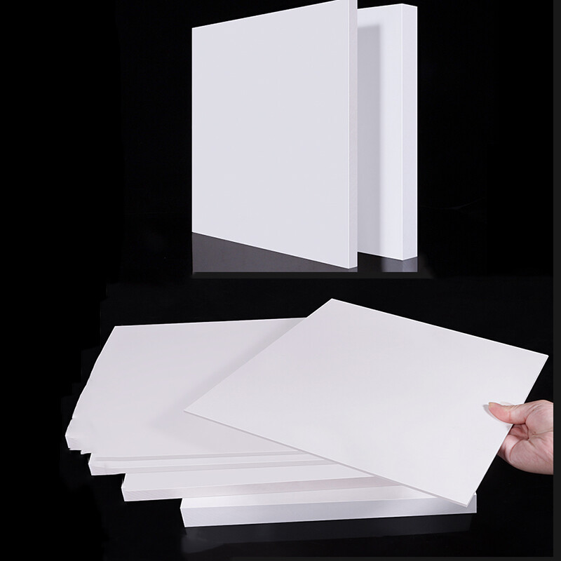 White PTFE Sheet Plate Hard Plastic Panel High Thermoplastic Thick 0.2-30mm DIY