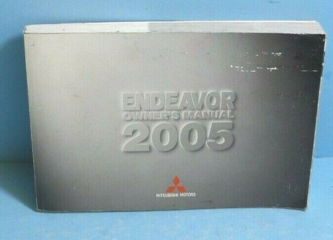05 2005 Mitsubishi Endeavor owners manual