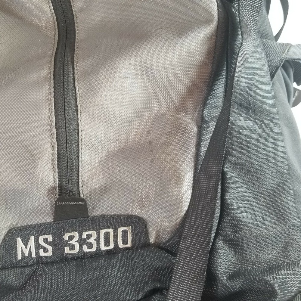 Auth ASCEND MS3300 Grey Nylon Hydration Hiking Trail Pack Backpack