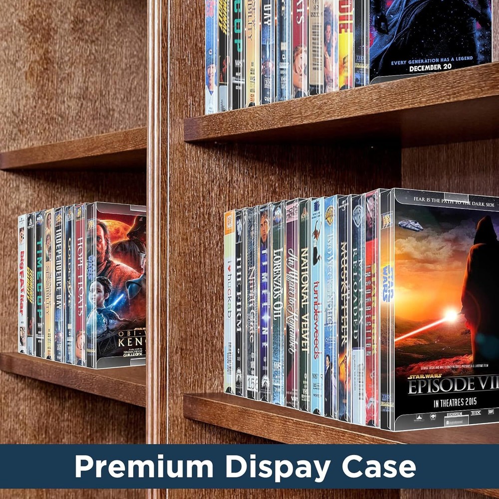 10x Box Protector Sleeves for Premium VHS Cassette Tape Protective Plastic Case