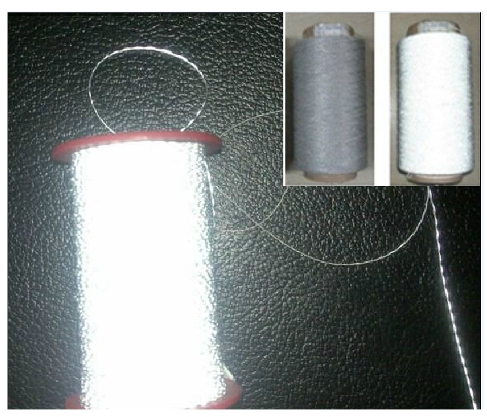 2500M Polyester Reflective Sewing Thread Line Embroidery Spool Safety Garment
