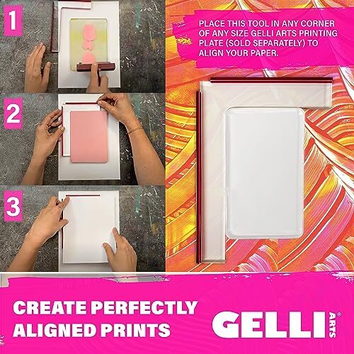 Mini Placement Tool - Paper Positioning Tool for Gel Printing Plate Clear Acr...
