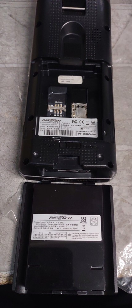 UNTESTED Handheld Pos Terminal NO POWER ADAPTER