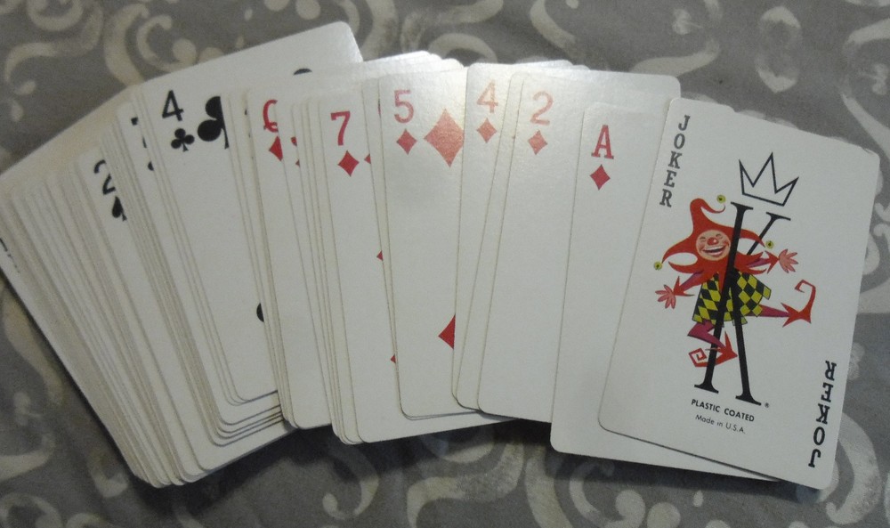 Western Airlines Playing Cards Single Deck. Vintage Pristine & Complete