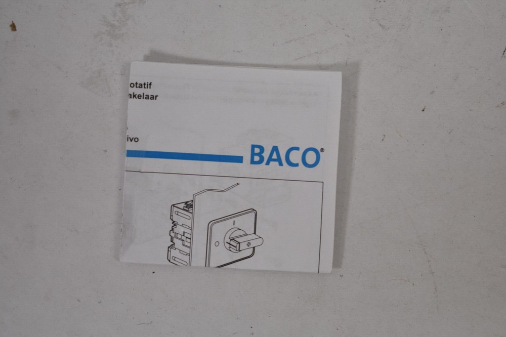 Baco Sezionator Interrupter Switch Disconnector Device Module 222 105 0172301