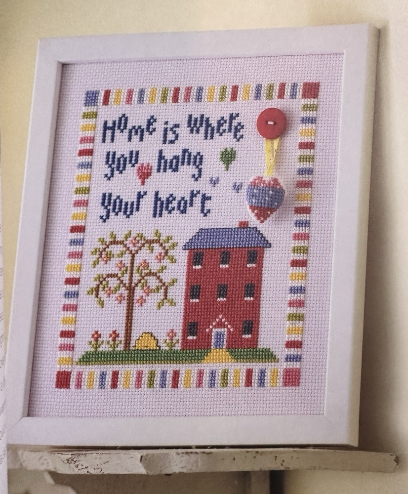 Home Sweet Home Cross Stitch Pattern Book 8 Sampler Patterns 2010 Christmas