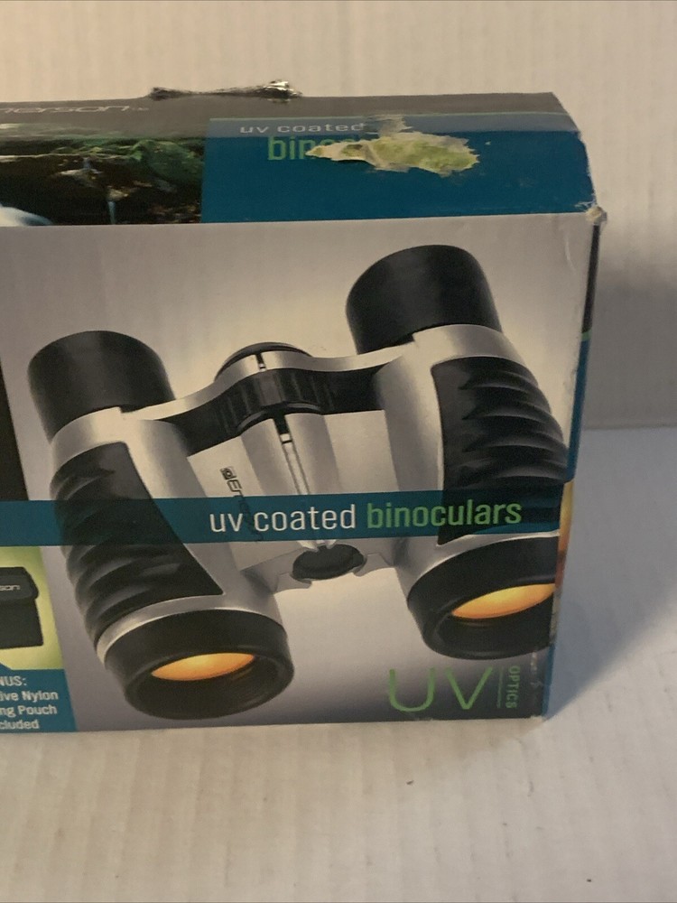 Emerson UV Coated Binoculars W/ Protective Carrying Pouch Ruby Colored Optics