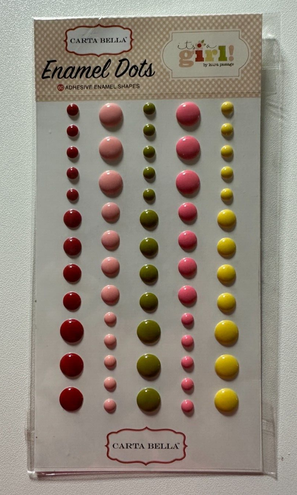 Carta Bella Enamel Dots-Multiple Variations Available-You Choose