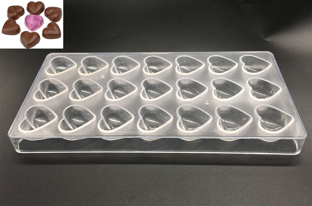 Candy Making Mold, Diamond Clear Polycarbonate Chocolate Mold Jelly Candy Making