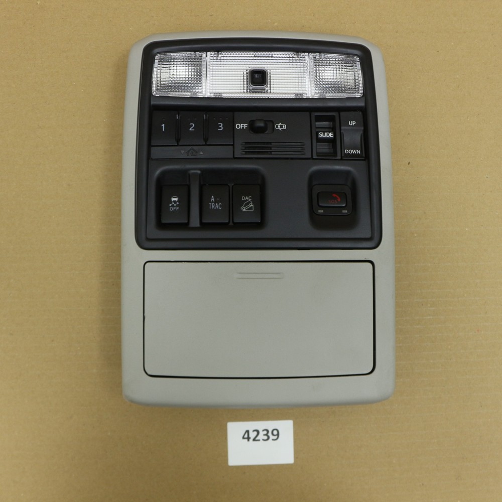 Toyota 4Runner 2014-2019 OEM Overhead Console Map Lamp Dome Control Panel Switch