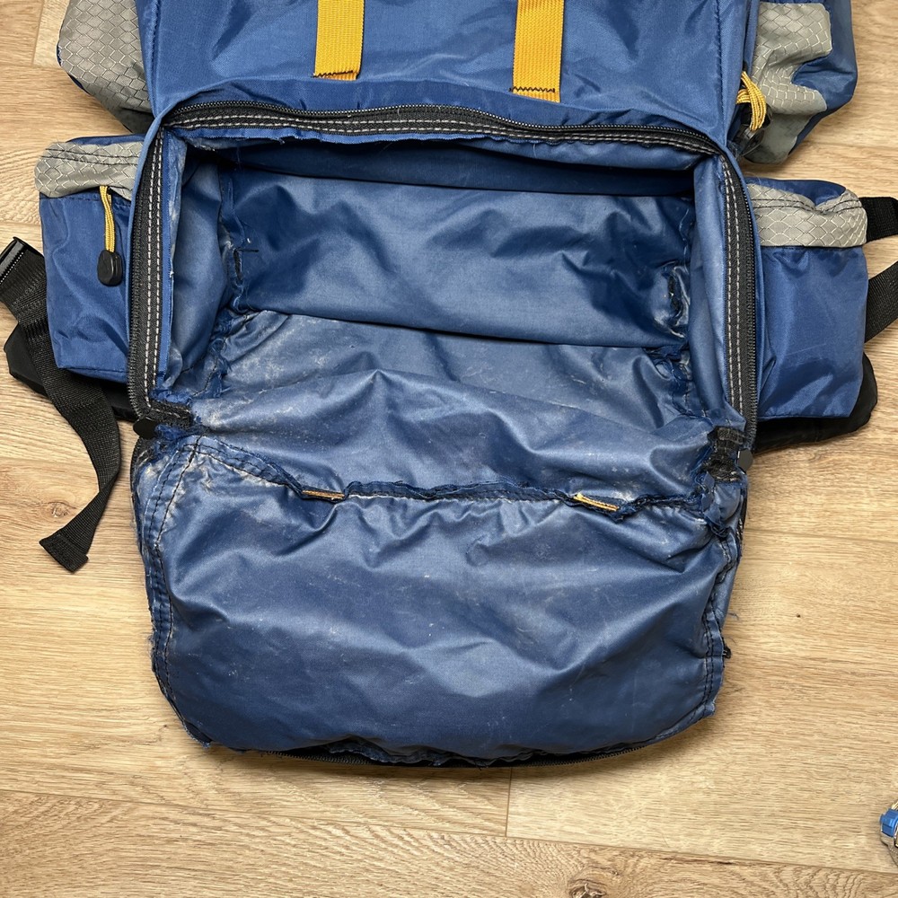 Vintage Jansport Rainier Blue External Frame Hiking Backpack