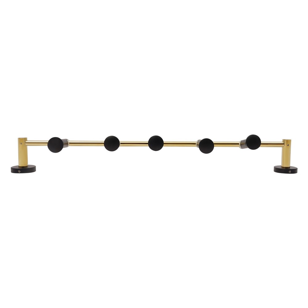 Coat Rack Coat Rack With 5 Adjustable Hooks Wall Mounted Vertical 24.02*2.76in