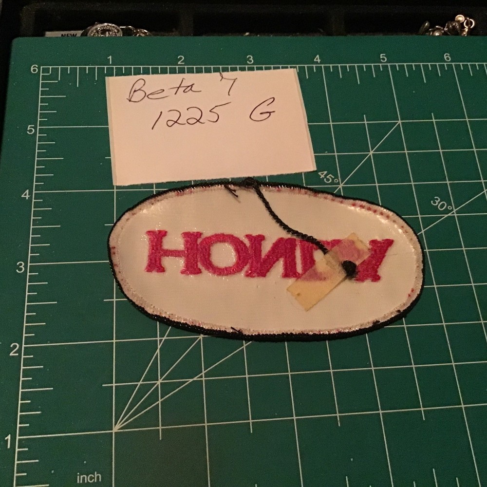 Vintage HONDA Motorcycle Biker Patch