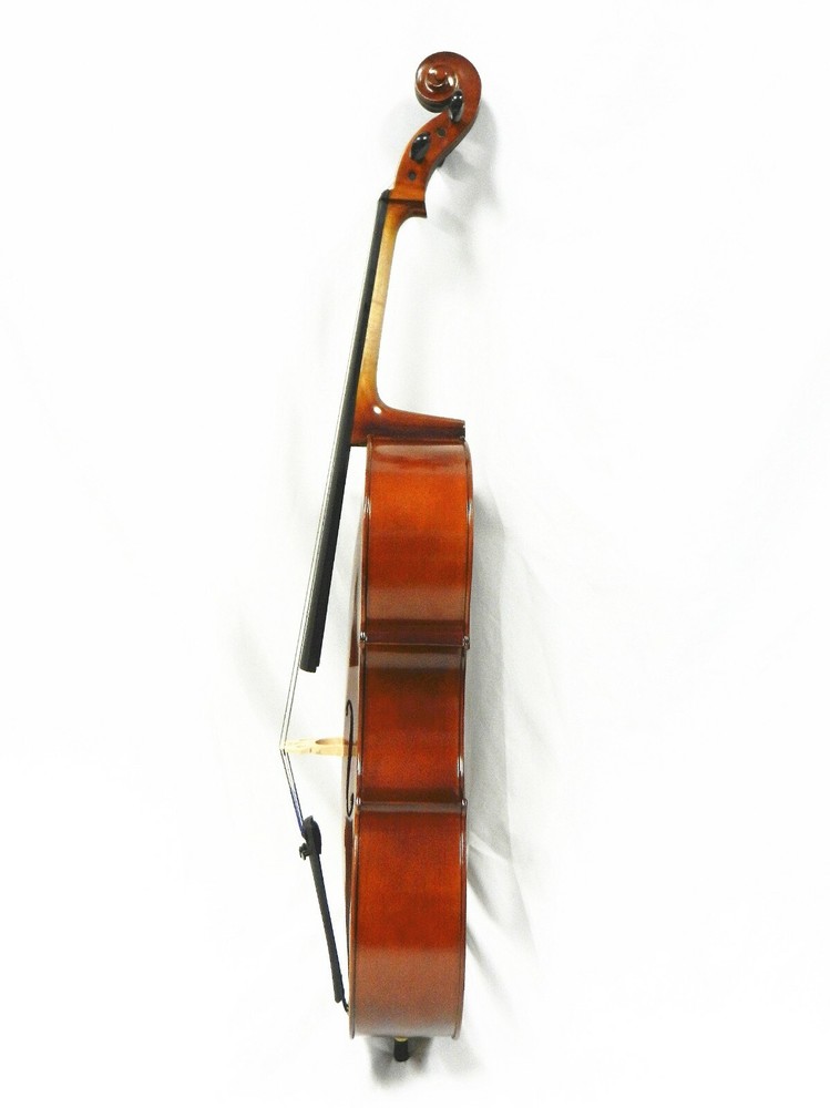 New Solid Wood Cello 1/2 Size, Good Set-up +Prelude Strings + Bow + Bag + Rosin