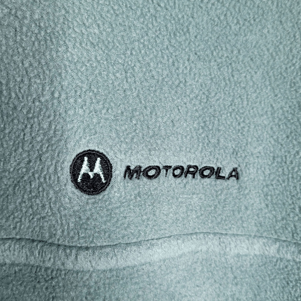 Vintage Motorola Fleece Pullover Sweater Size XL