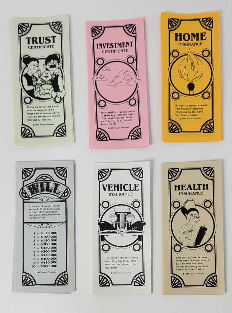 Vintage "Generosity Make It Count!" Christian Values Game 1985 Ed Complete Set