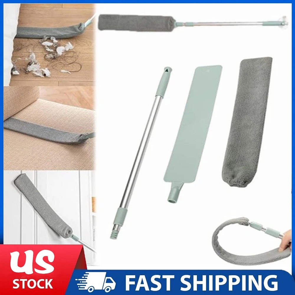 Retractable Gap Dust Cleaner Long Handle Flexible Gap Dust Mops For Sofa Bed CW