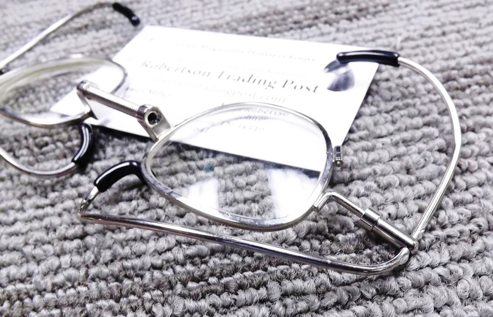 1990s Randolph Engineering Corpsman’s Glasses Chrome Plated Wire Frame