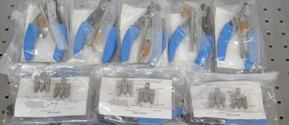 R201666 Lot (9) Jonard Tools Type Wire Cutter Kit