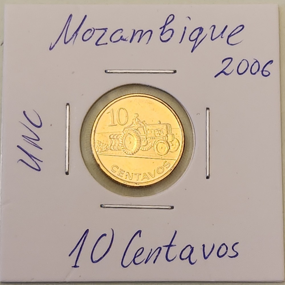 Mozambique coin, 10 Centavos,  2006