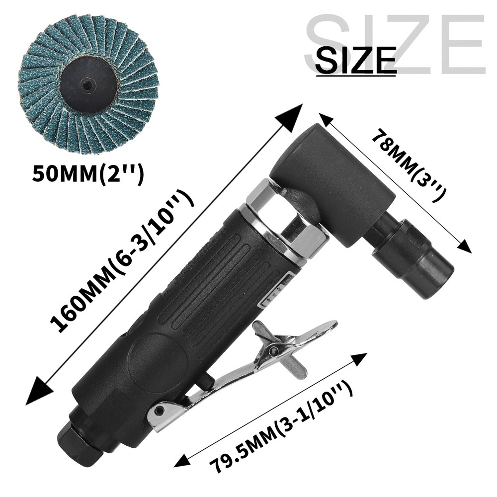 PRO 1/4" Right Angle Air Angle Die Grinder Tool Cutting FABRICATION Auto Tools