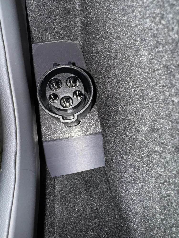Tesla Model Y J1772 Adapter Door Holder - 3D Printed
