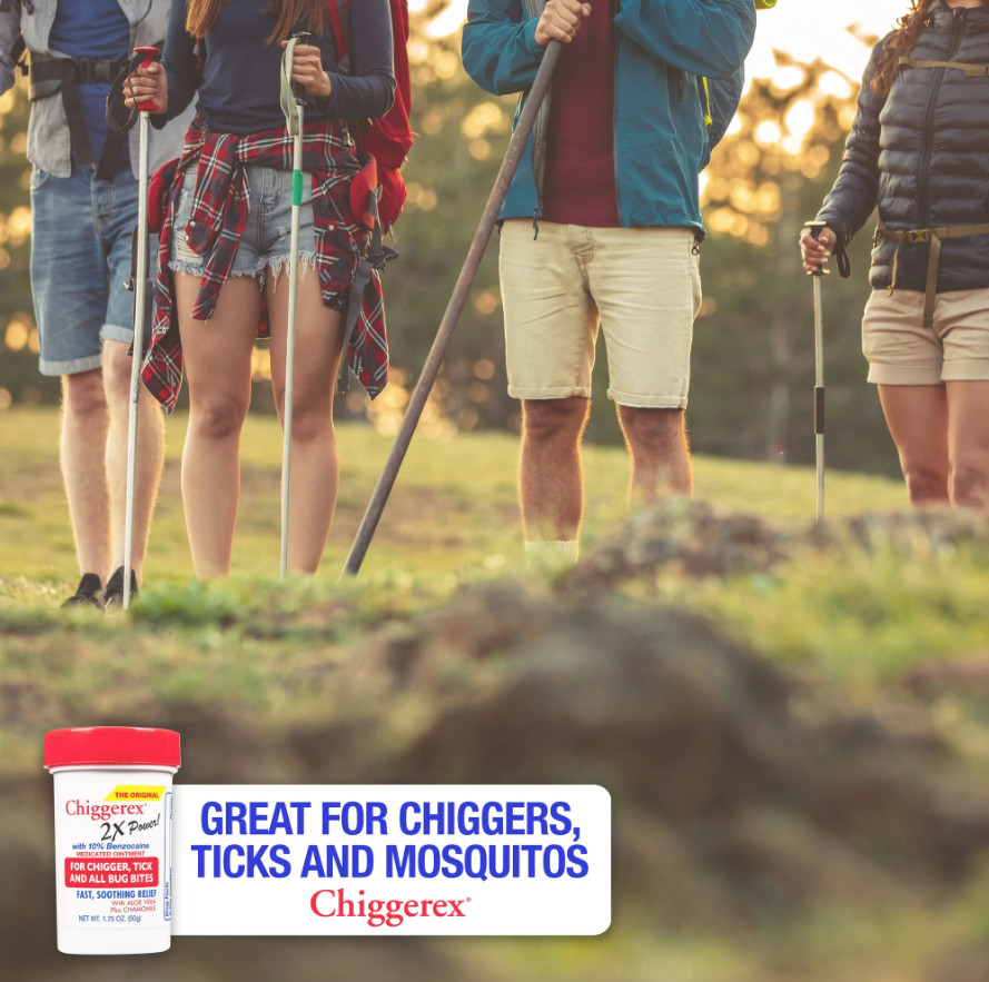 Chiggerex 2x Medicated Ointment: Chiggers, Mosquito, Bug Bites, 1.75oz