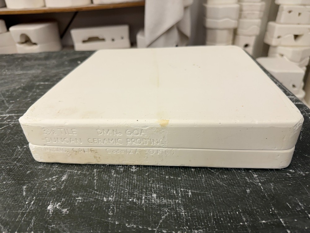 VINTAGE DUNCAN CERAMIC MOLD #DM-60A SQUARE TILE