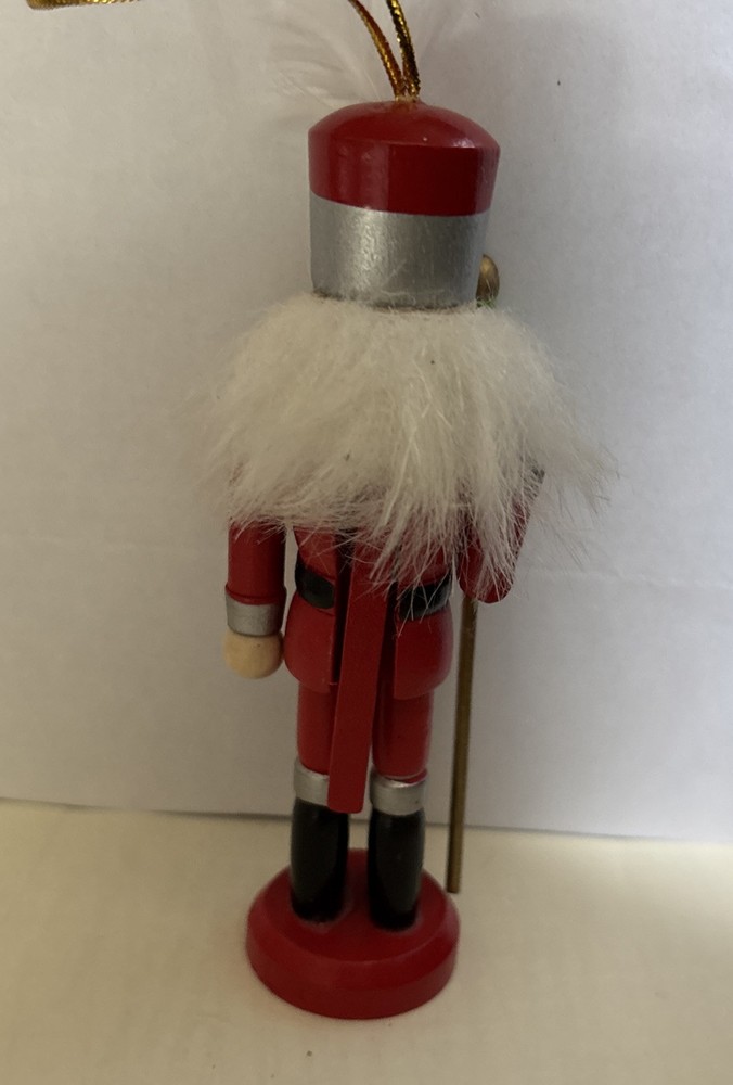 Nutcracker 5 inches Wood Christmas Ornament