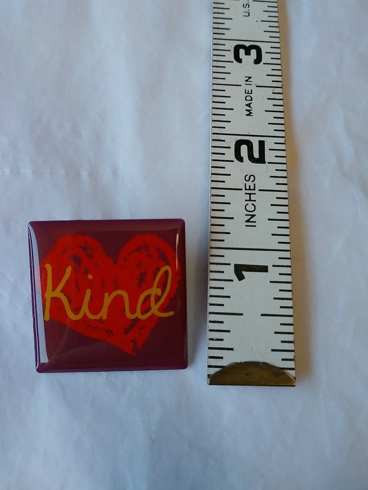 Red Heart Penzeys Square Lapel Pin