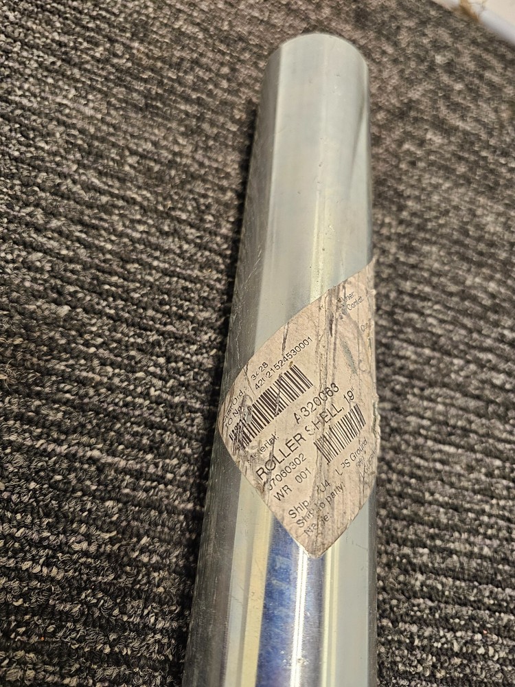 CMB ROLLER SHELL, 19" A320063 STAINLESS STEEL