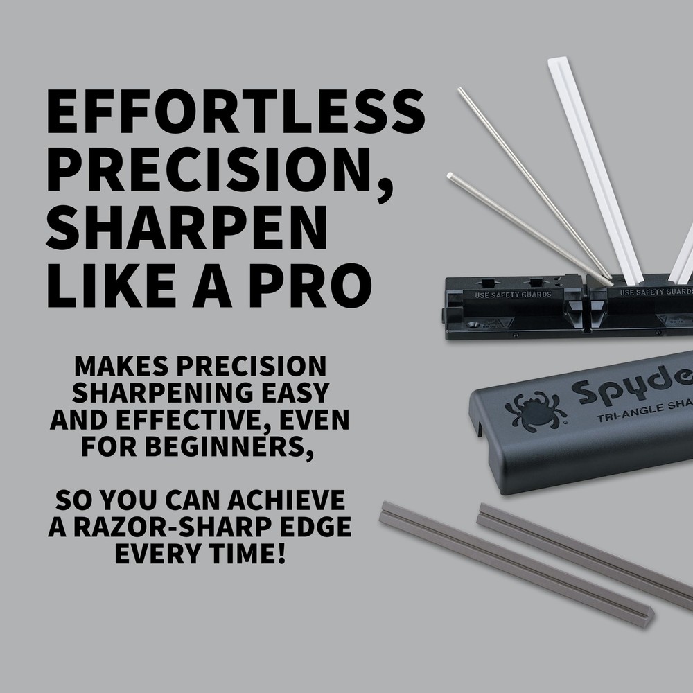 Black Knife Sharpener Complete Sharpening System with Two Grit Options