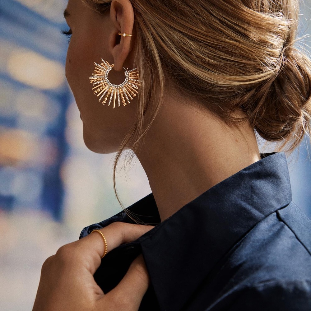 Women's Jaskamal Earrings Gold