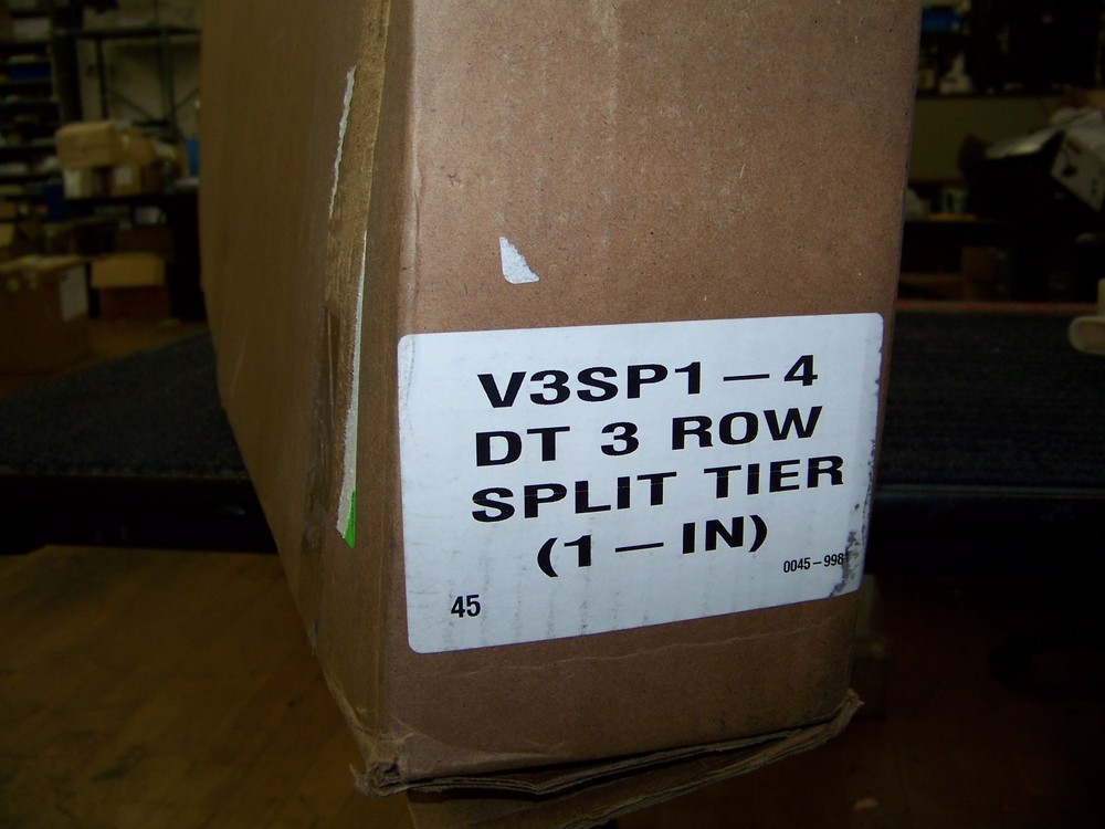 DT 3 Row Split Tier Shelving Rack