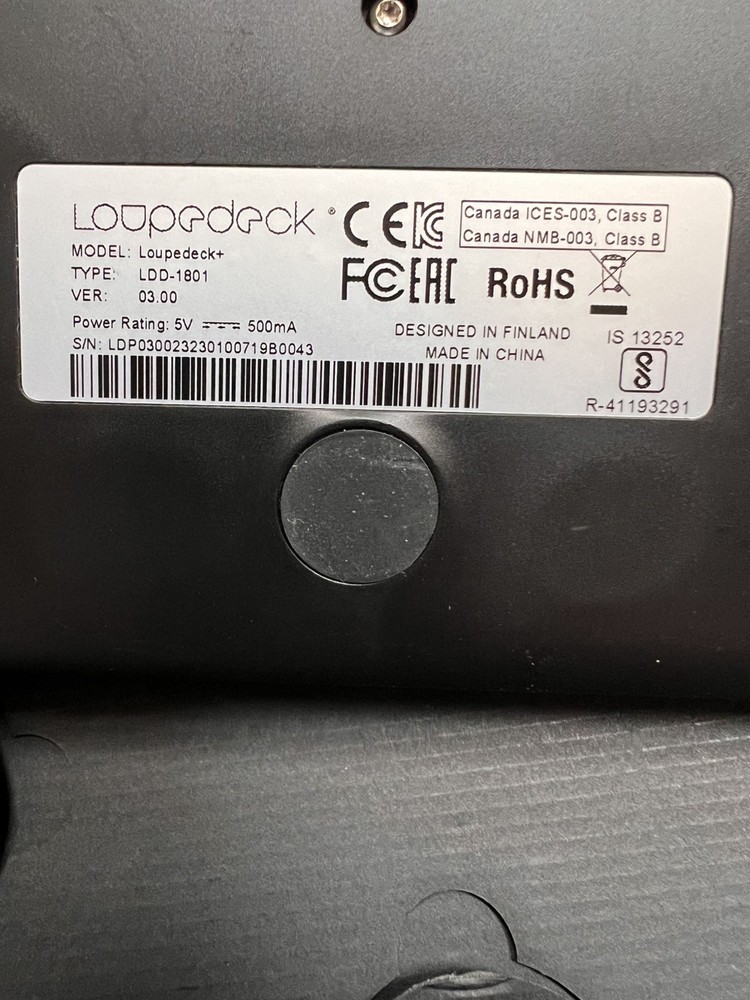 Loupedeck + USB Photo Editing Console LDD-1801