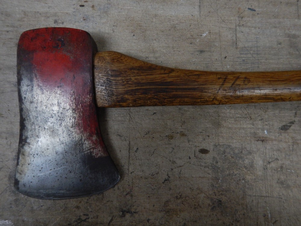 Vintage True Temper Woodslasher single bit axe with Original Handle