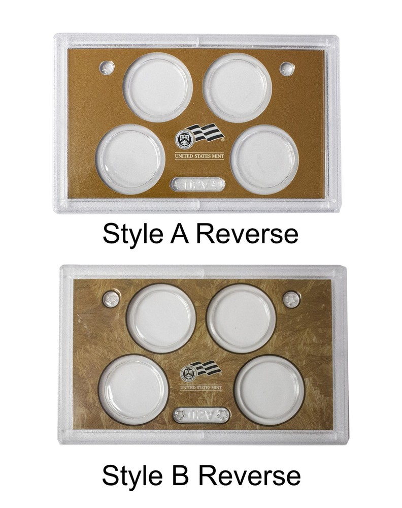 Empty Plastic Lens with Brown Type B Insert Holds 4 small dollars