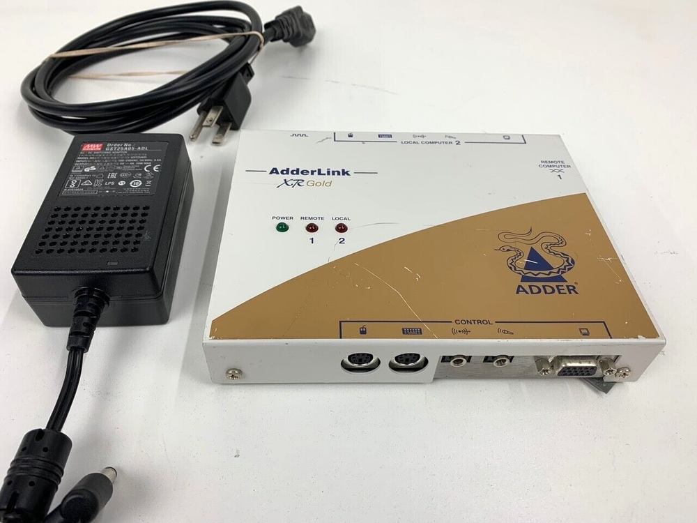 AdderLink XR Gold KVM Extender ALGTX Transmitter Only w/ Power Adapter