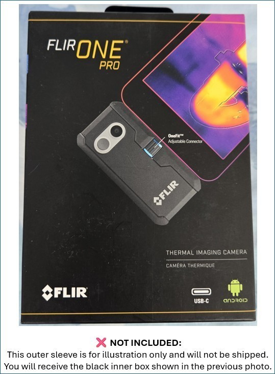 FLIR ONE PRO USB-C Android Thermal Camera for Professional Infrared Thermography