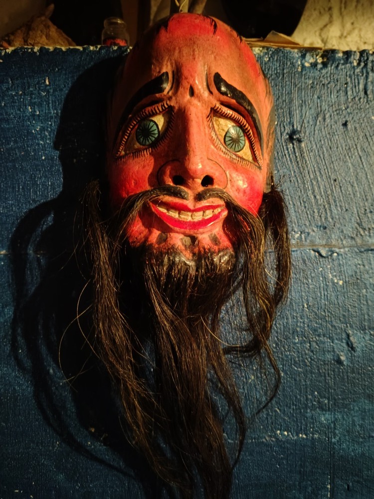 Haunted Mexican Ritual Mask