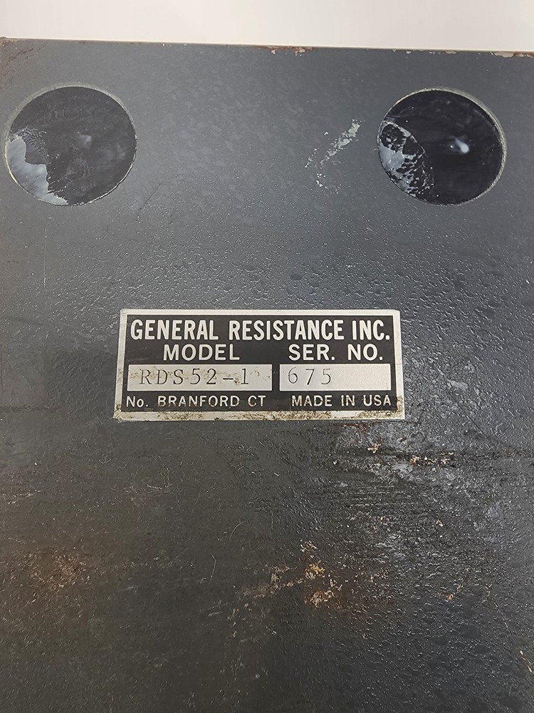 General Resistance RDS51-1 Resist-o-Stat II