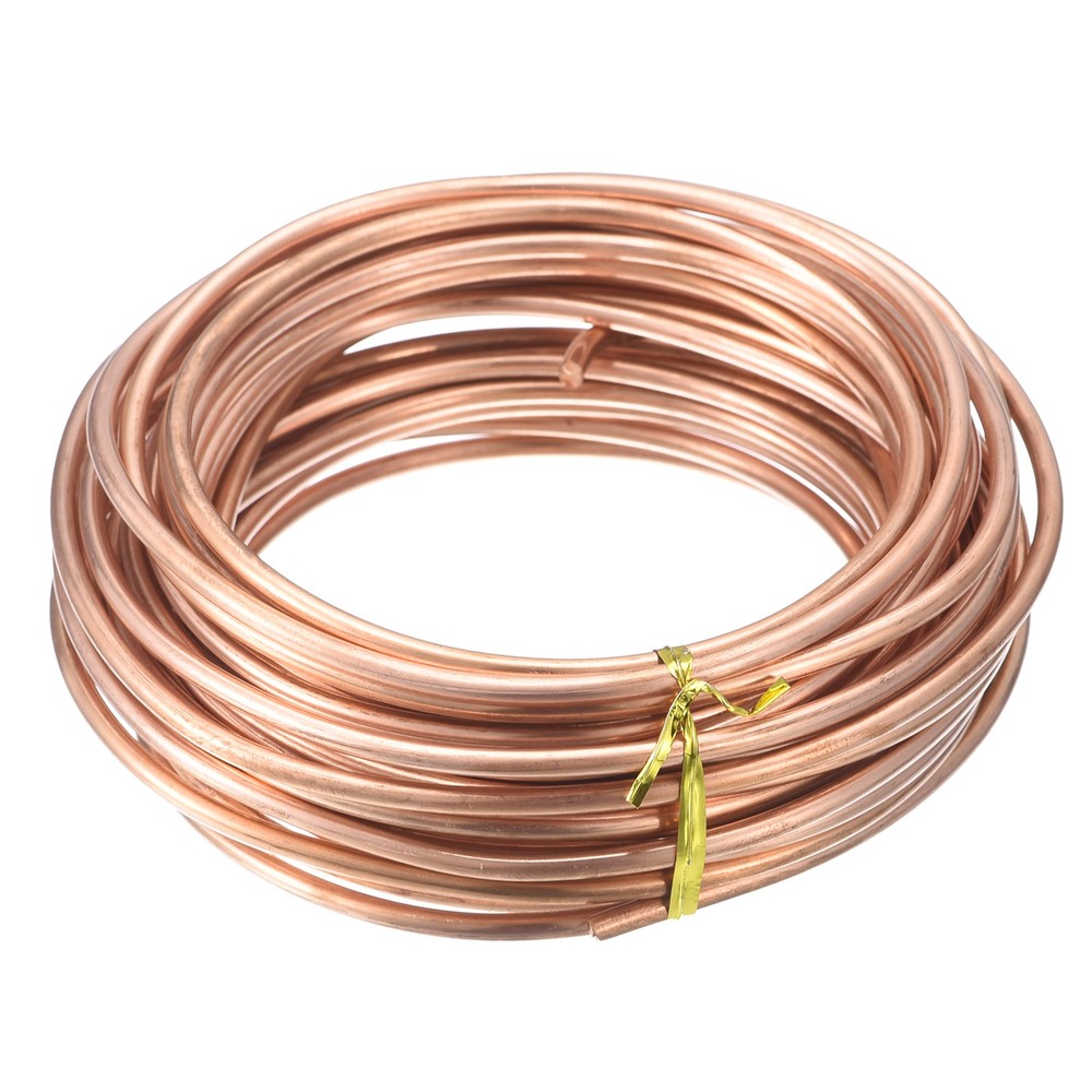Soft Copper Wire 8 Gauge 31FT Pure Bare Copper Wire for Crafts