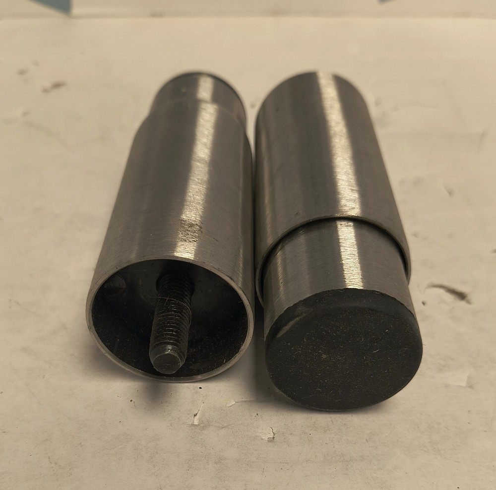 2 New Cornelius Legs (pack 4) 4" Black 3/8-16