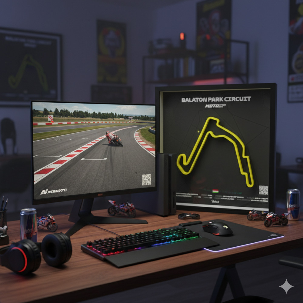 Balaton Park Circuit MotoGP Shadow Box
