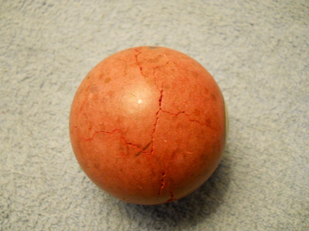 Vintage Clay Billiard Ball- #3