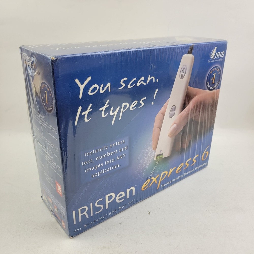 IRISPen Express 6 Electronic Pen Highlighter Scanner For Windows and Mac