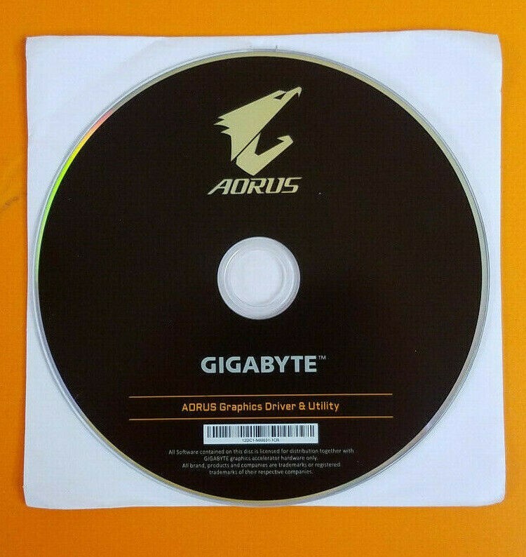 ⭐️⭐️⭐️⭐️⭐️ Gigabyte AORUS Graphics Driver & Utility Disc Installation DVD