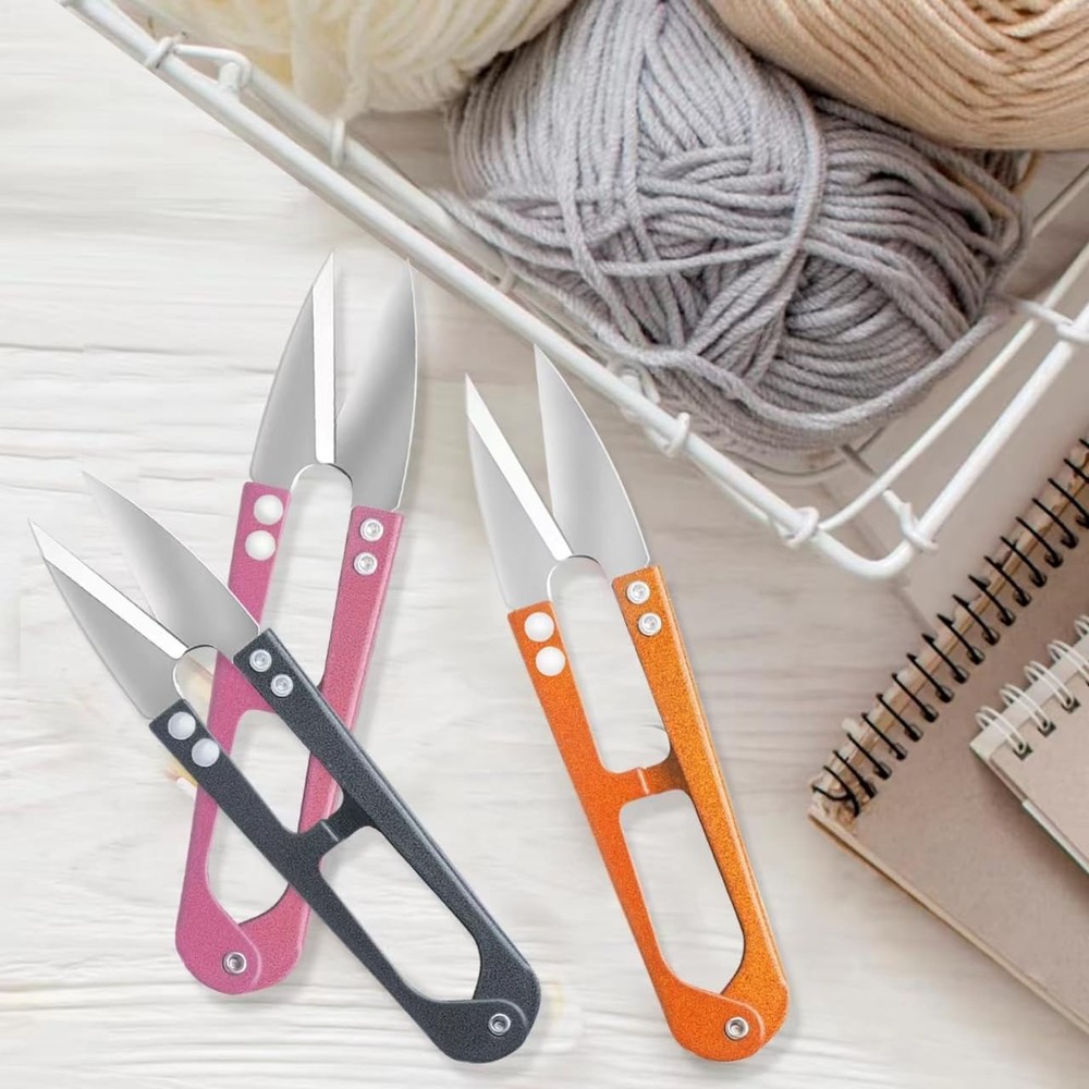 HAALII 4.1 inch Multicolor Mini Sewing Scissors, 3pcs Small