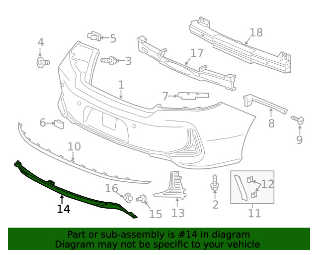 Genuine Honda Lower Trim Panel 71502-T2F-A50